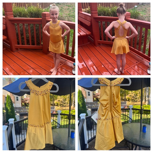 slim fit dress slacks ️ “Frosted Grace” Figure Skating Dress XL (Girl)